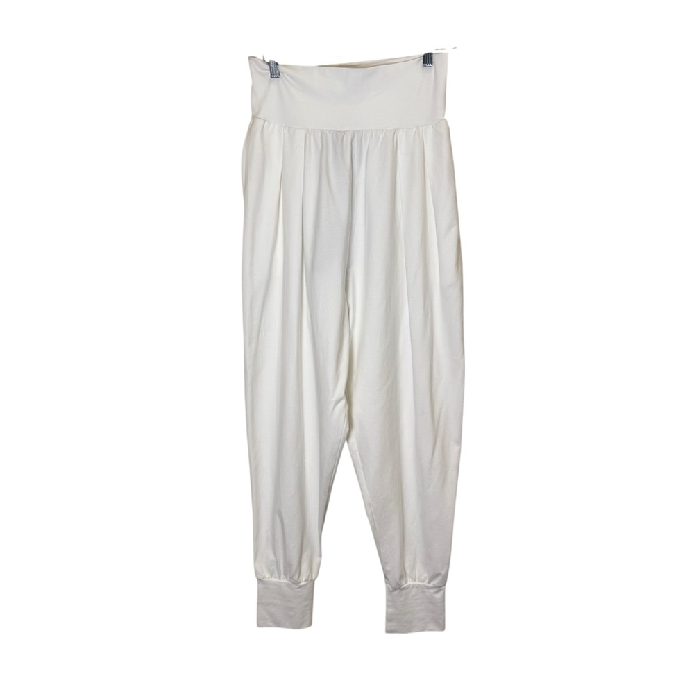 Igor Dobranik Cream High-Waisted Toledo Jogger Style Travel Pants sz S
